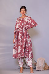 Tassel Tease Bossen Berry Kaftan Set