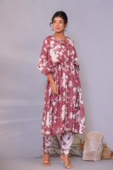 Tassel Tease Bossen Berry Kaftan Set