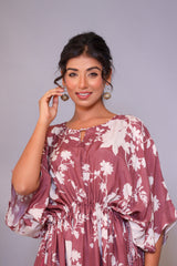 Tassel Tease Bossen Berry Kaftan Set