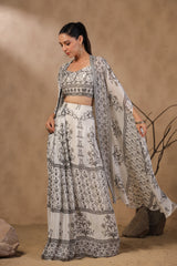 Sanskriti Chic Monochrome Set