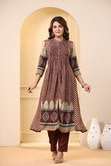 Indian Raga Kurti Set