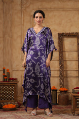 Chique Lavanya Purple Kaftan Set