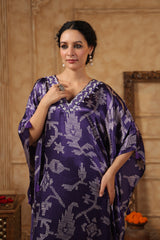 Chique Lavanya Purple Kaftan Set