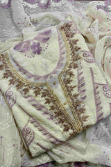 Threaded Dreams in Pastel Lavender