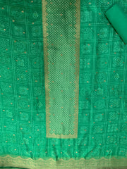 Bandhej Bliss in Green