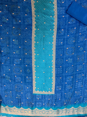 Bandhej Bliss in Blue