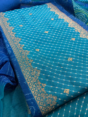 Bandhej Bliss in Blue