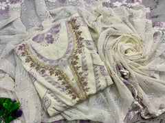 Threaded Dreams in Pastel Lavender