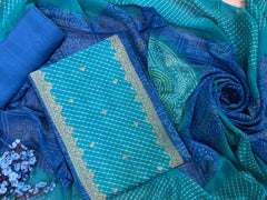 Bandhej Bliss in Blue