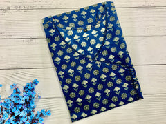 Indigo Elegance in Cotton